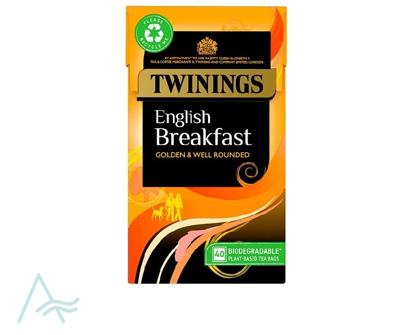 TWININGS ELGLISH BREAK FAST TEA 40 S